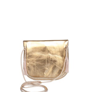 Embroidered Mini Crossbody Bag in Gold from Abury