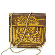 Vintage Leather Berber Bag Malika via Abury