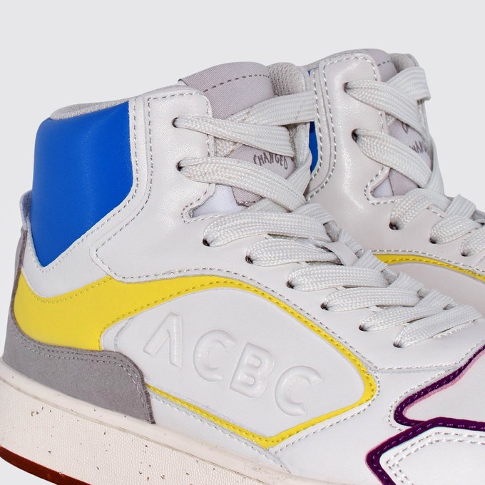 Basket High White & Lilac & Yellow from ACBC