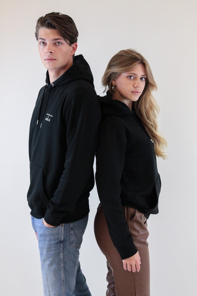 Zwarte hoodie - Unisex from ADD.U