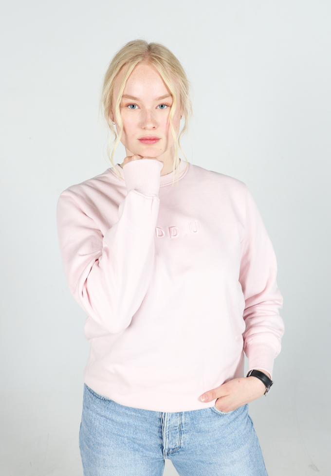 ADD.U Dames sweater biologisch katoen soft pink from ADD.U