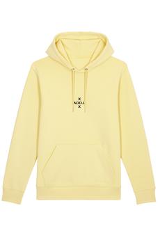Zachte Gele hoodie BY ADD.U unisex via ADD.U