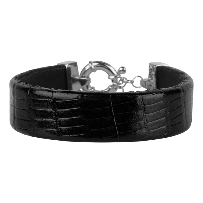 Wearable Bracelet | Zwart | Zilver from AdornPay