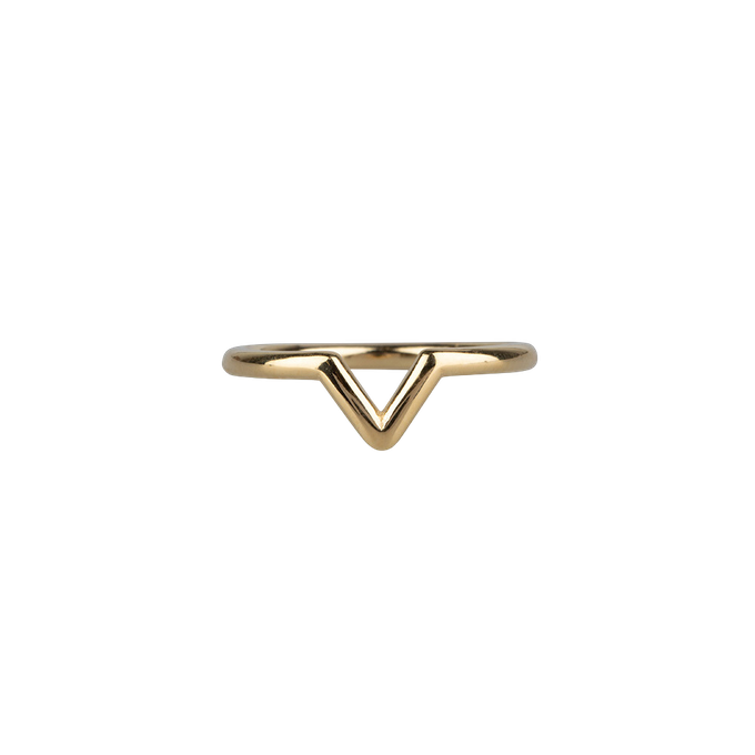 Perfect 'V' | Ring | Goud from AdornPay