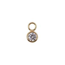 It's a Stone Thing | Pendant | Goud Zirkonia via AdornPay