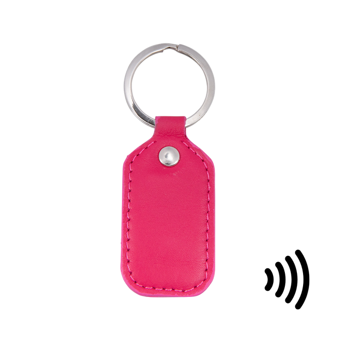 Wearable Keyfob | Leer | Roze from AdornPay