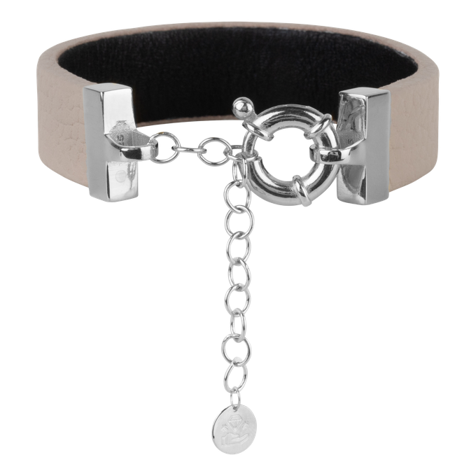 Wearable Bracelet | Beige | Zilver | MuchBetter account from AdornPay
