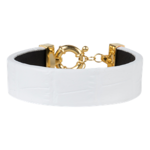 Wearable Bracelet | Wit | Goud from AdornPay