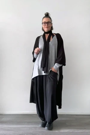 Maxi vest driekwart mouw from Aimmea