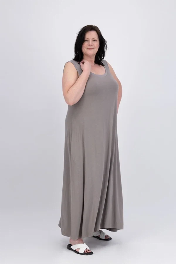 Mouwloze maxi jurk from Aimmea