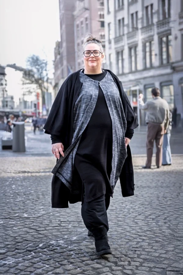 Maxi vest driekwart mouw from Aimmea