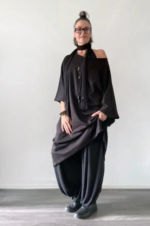 Maxi trui jurk driekwart mouw (4 kleuren) from Aimmea