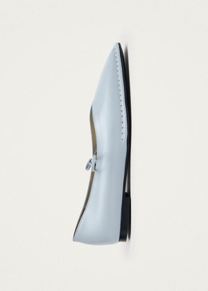 Sway Blue Leather Ballet Flats from Alohas