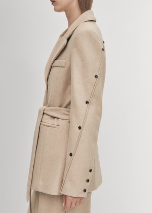Beth Beige Blazer from Alohas