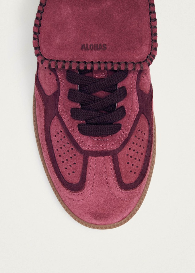 Tb.490 Club Suede Raspberry Leather Sneakers from Alohas