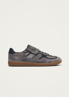 Tb.490 Club Suede Dark Grey Leather Sneakers via Alohas