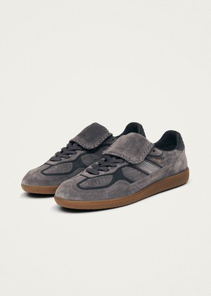 Tb.490 Club Suede Dark Grey Leather Sneakers from Alohas