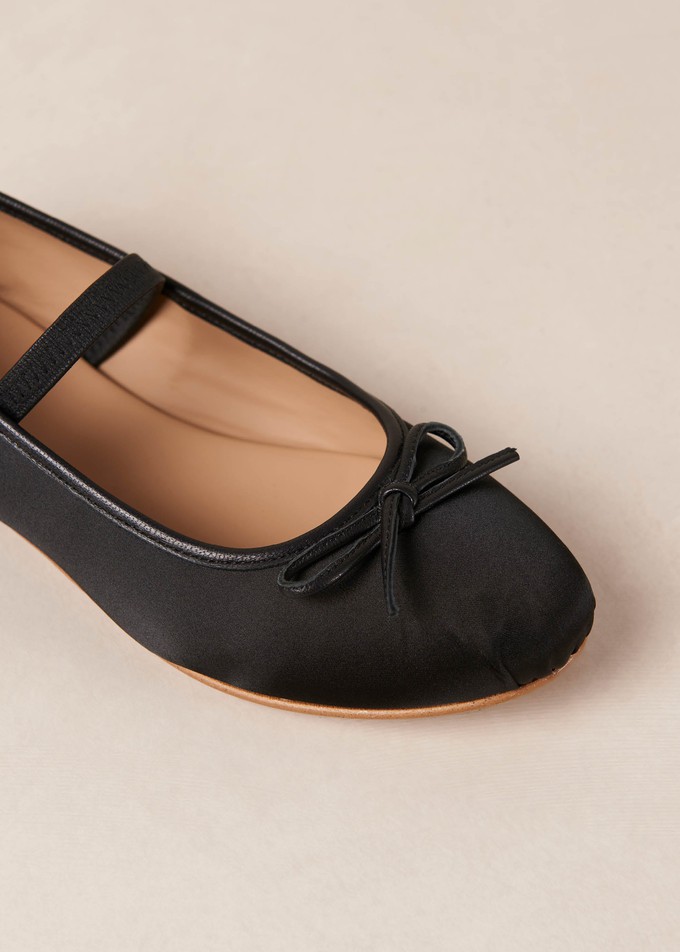 Odette Black Ballet Flats from Alohas