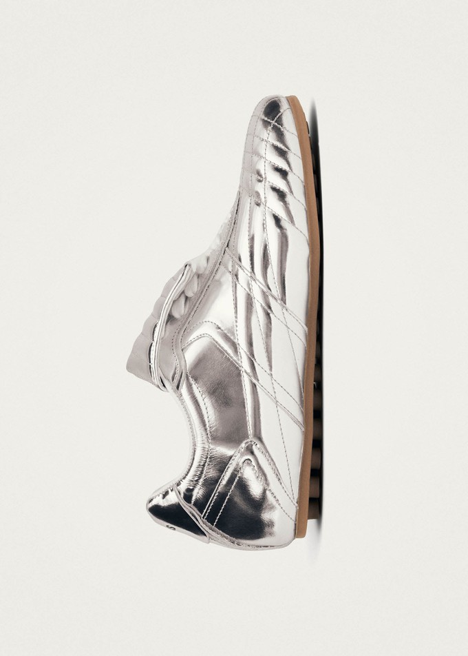 Tb.99 Silver Leather Sneakers from Alohas