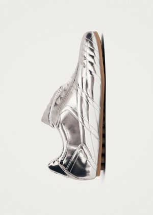 Tb.99 Silver Leather Sneakers from Alohas