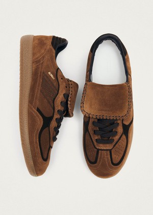 Tb.490 Club Suede Brown Leather Sneakers from Alohas