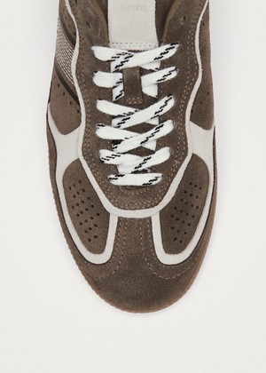 Tb.490 Mule Taupe Leather Sneakers from Alohas