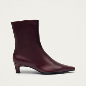 Ambar Rift Burgundy Leather Ankle Boots from Alohas