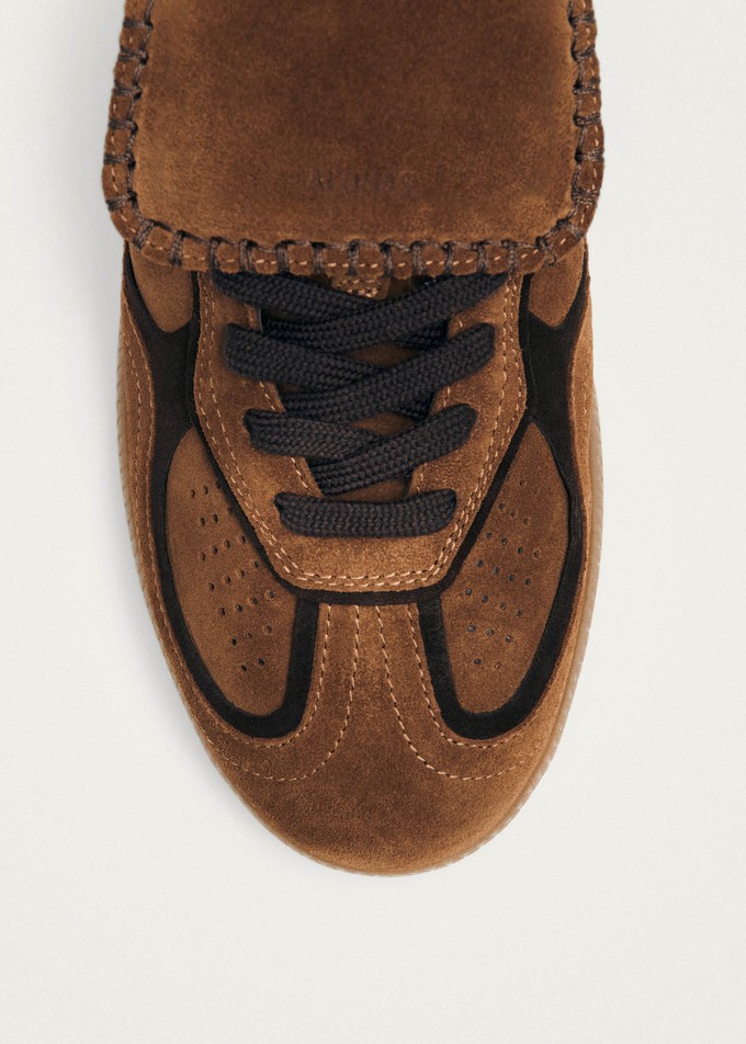Tb.490 Club Suede Brown Leather Sneakers from Alohas