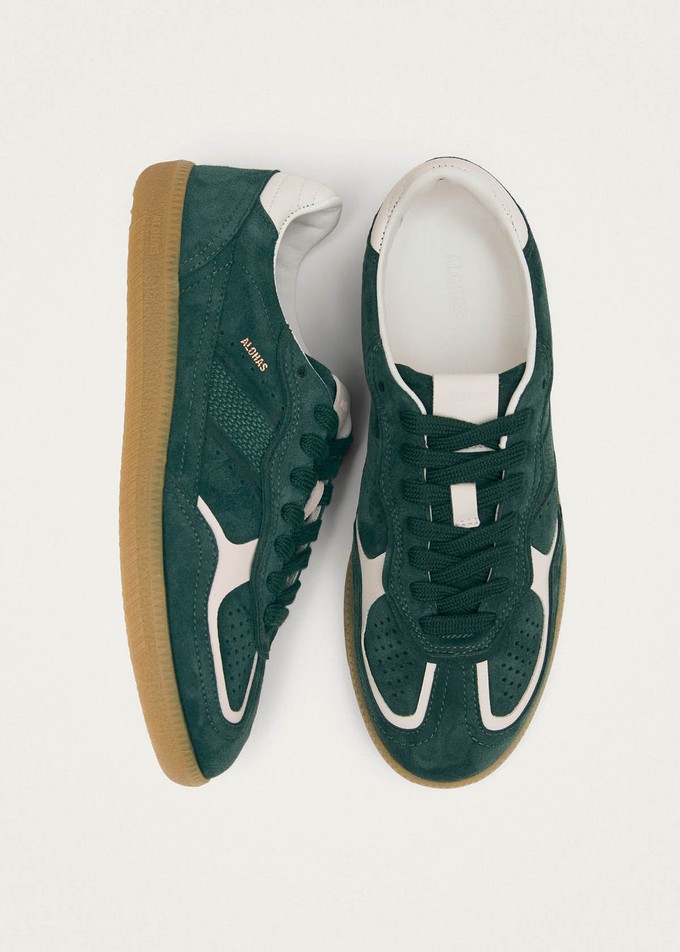 Tb.490 Rife Forest Green Leather Sneakers from Alohas