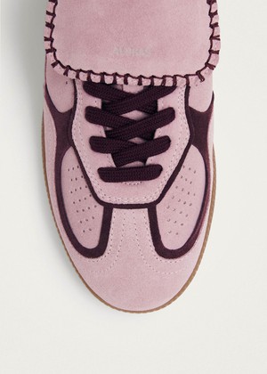 Tb.490 Club Suede Pink Leather Sneakers from Alohas