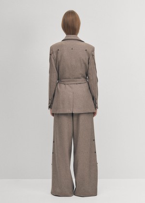 Beth Taupe Blazer from Alohas