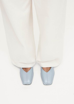 Sway Blue Leather Ballet Flats from Alohas