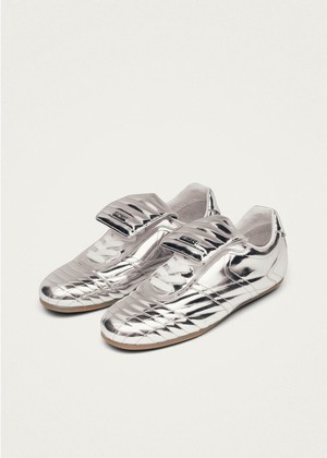 Tb.99 Silver Leather Sneakers from Alohas