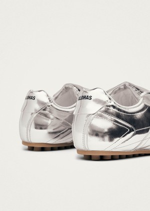 Tb.99 Silver Leather Sneakers from Alohas