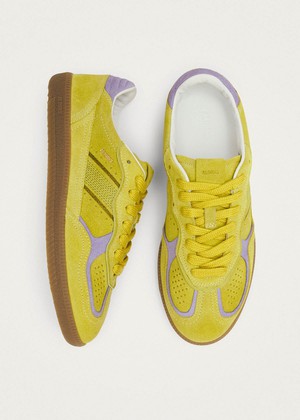 Tb.490 Rife Acid Green Leather Sneakers from Alohas