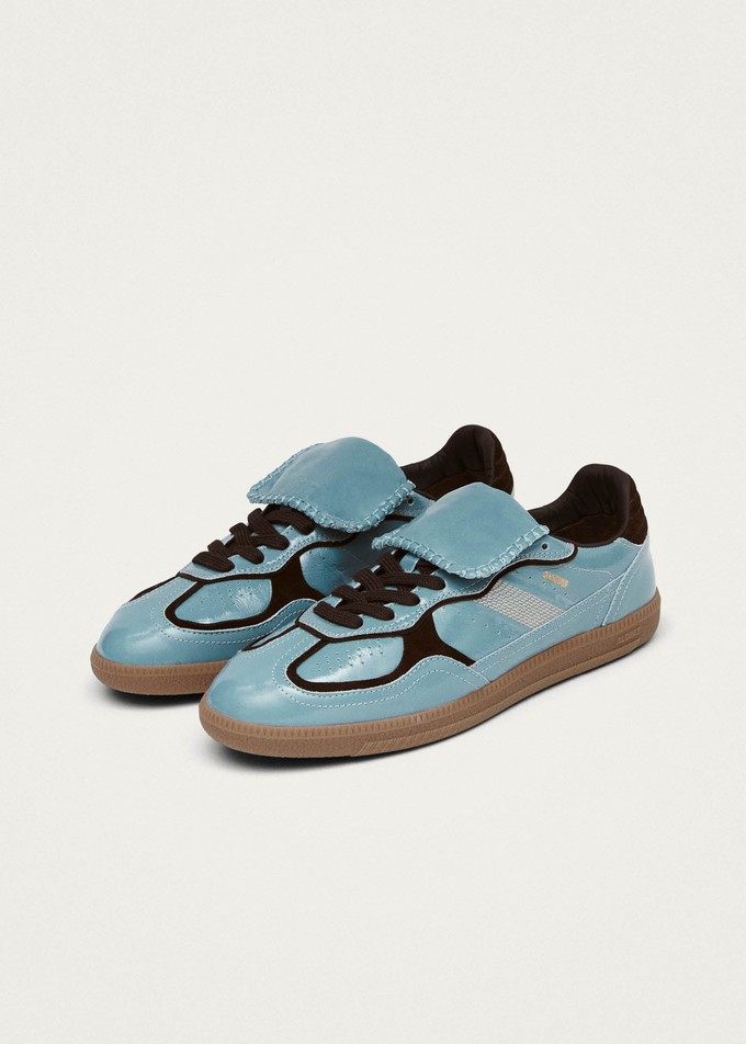 Tb.490 Club Onix Grey Blue Leather Sneakers from Alohas