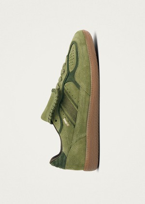 Tb.490 Club Suede Green Leather Sneakers from Alohas