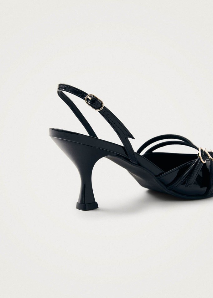 Joelle Black Patent Leather Pumps from Alohas