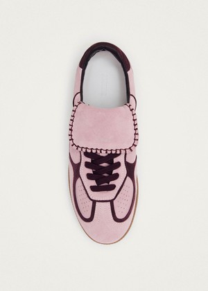 Tb.490 Club Suede Pink Leather Sneakers from Alohas