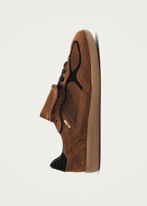 Tb.490 Club Suede Brown Leather Sneakers from Alohas