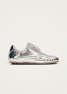 Tb.99 Silver Leather Sneakers via Alohas