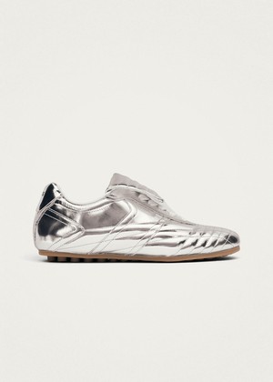 Tb.99 Silver Leather Sneakers from Alohas