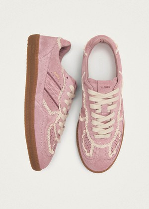 Tb.490 Crochet Pink Leather Sneakers from Alohas