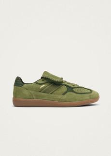 Tb.490 Club Suede Green Leather Sneakers via Alohas