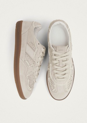 Tb.490 Crochet Cream Leather Sneakers from Alohas