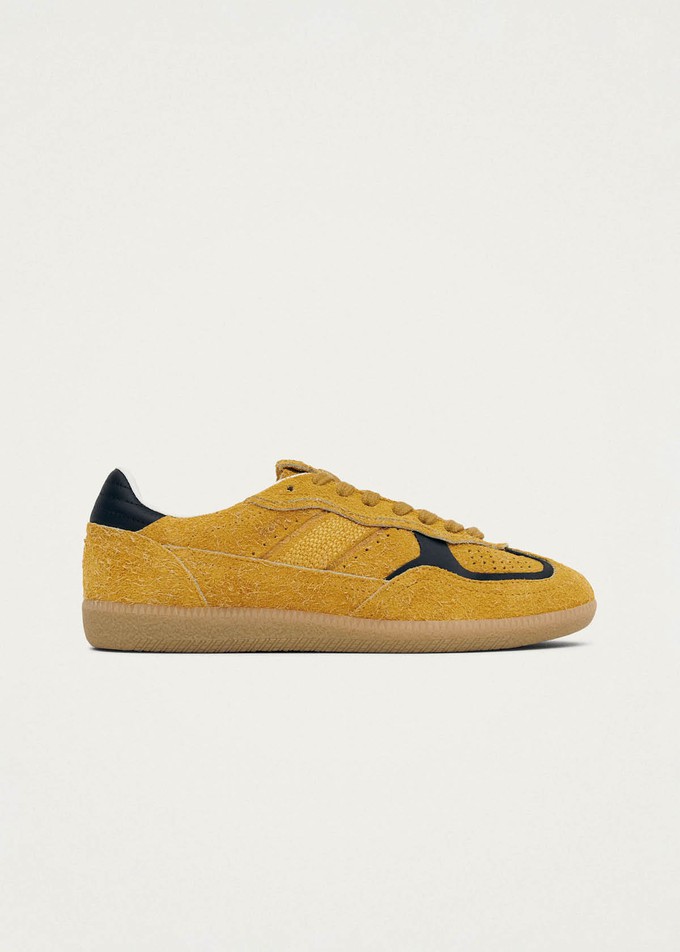 Tb.490 Rife Suede Fuzzy Yellow Leather Sneakers from Alohas