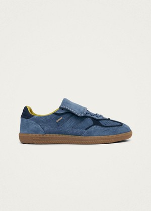 Tb.490 Club Suede Blue Leather Sneakers from Alohas