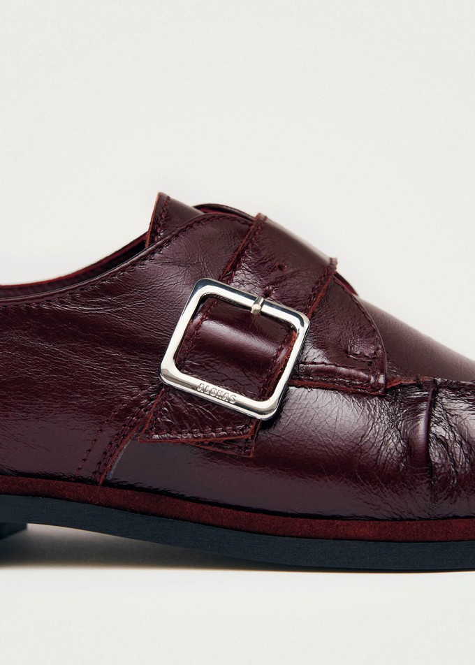 Brandy Burgundy Leather Loafers from Alohas
