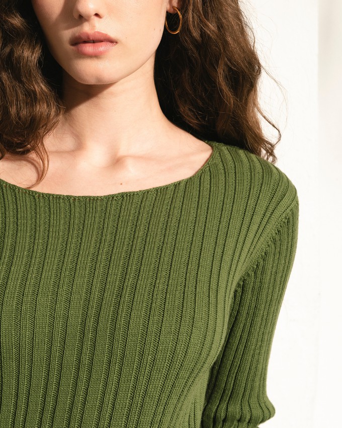 Emerald Green Knit Top from Alohas