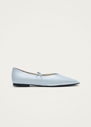 Sway Blue Leather Ballet Flats from Alohas